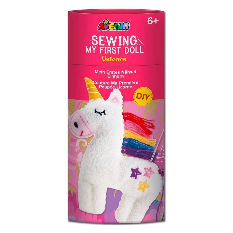 Avenir Unicorn Sewing Doll Kit Art and craft for kids Unicorn Toys 6yrs+