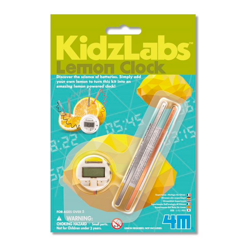 KidzLabs Lemon Clock Early Science STEM Toys Retired 5yrs+