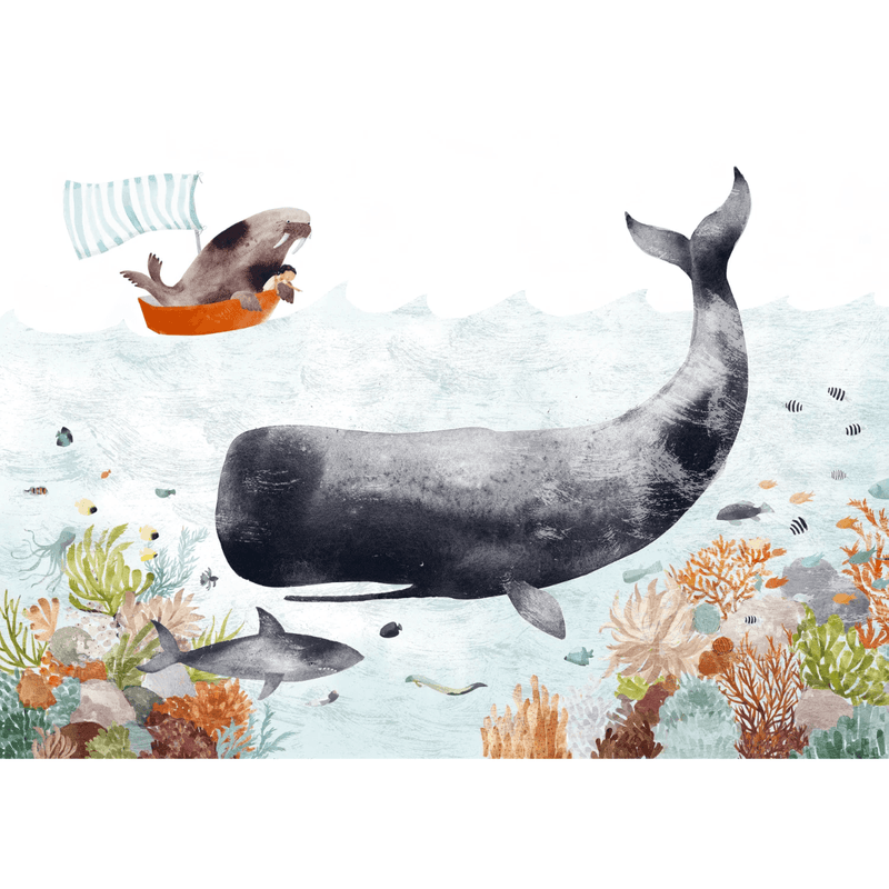 Anna Walker Sailing Limited Edition Art Print A3 - My Playroom 