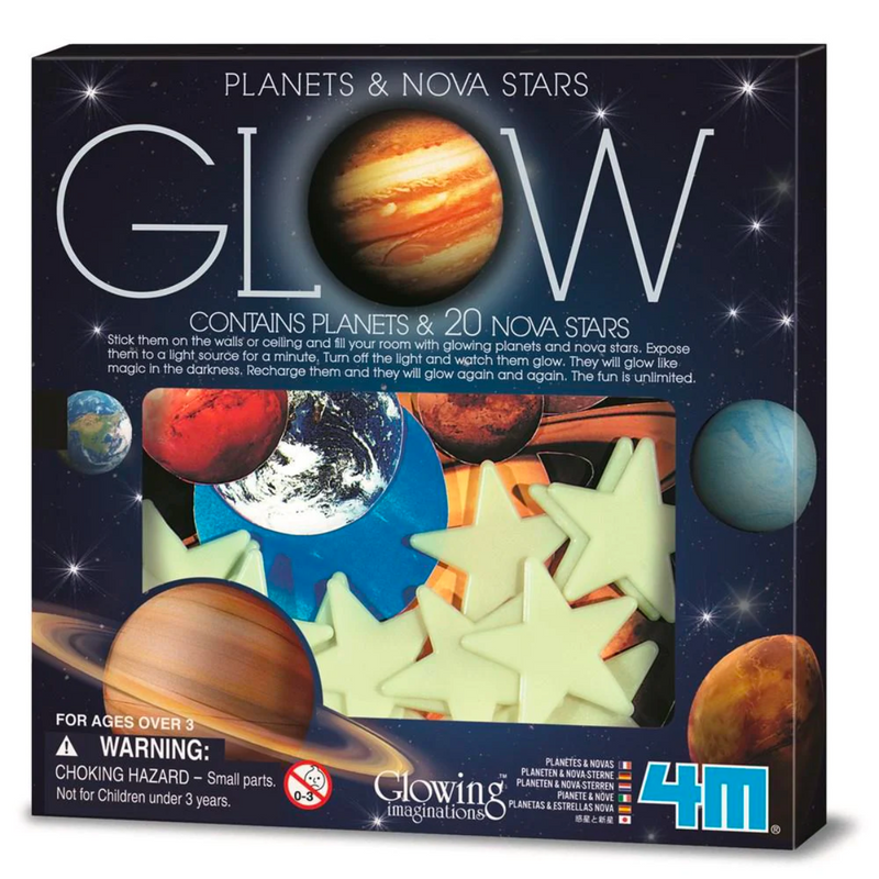 Glow Planets and 20 Nova Stars Box Set By 4M 3yrs+