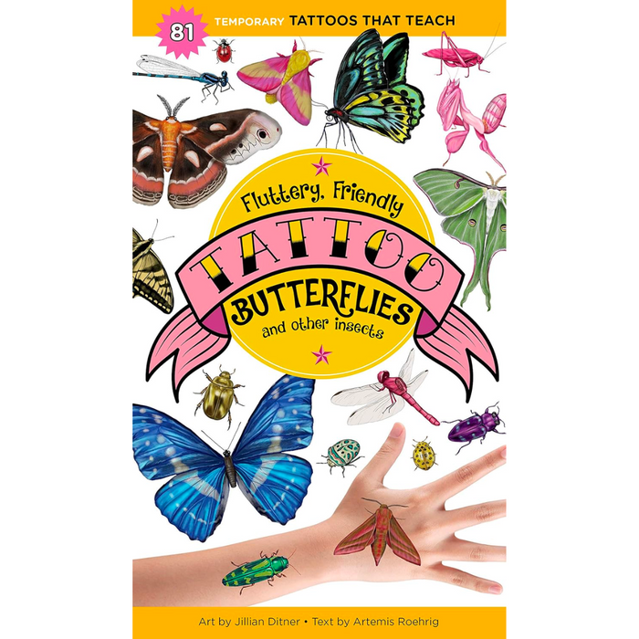 Fluttery, Friendly Tattoo Butterflies and Other Insects (Paperback)