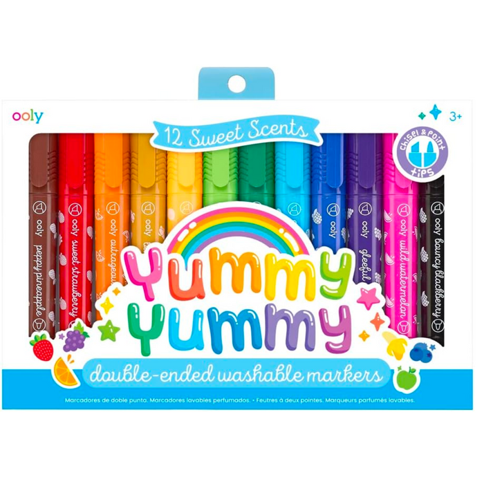 Ooly Yummy Yummy 12 Double Ended Scented Markers 3yrs+