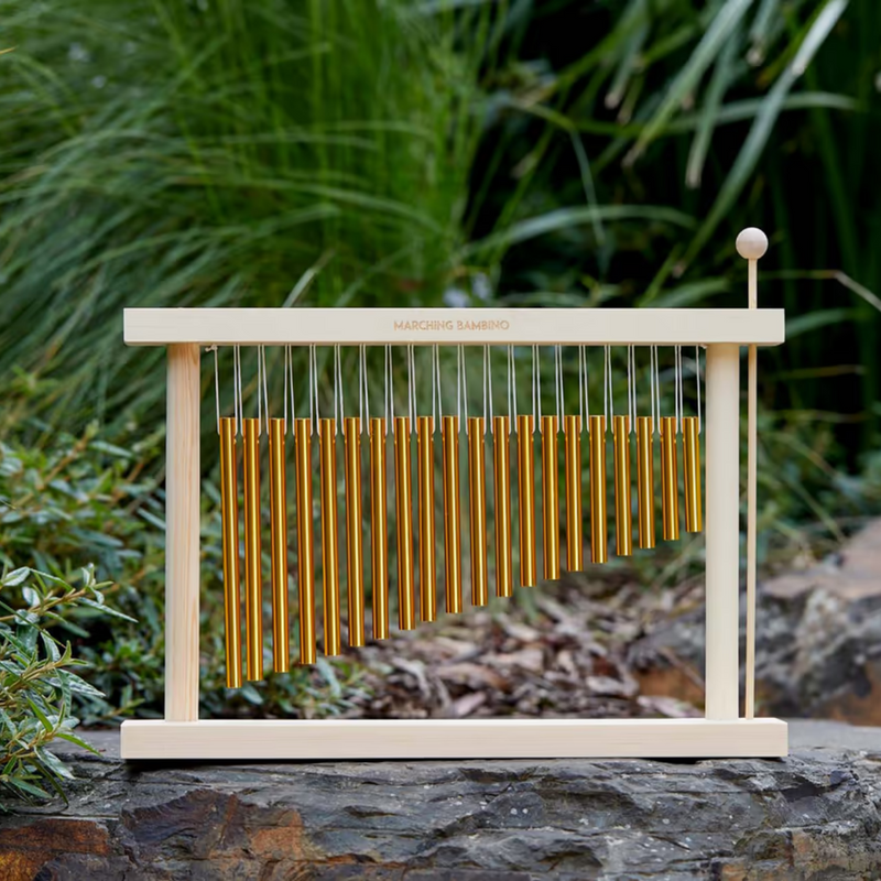 Golden Chime Bar by Marching Bambino Musical Instruments for Toddlers Gifting Ideas Best Seller 2yrs+