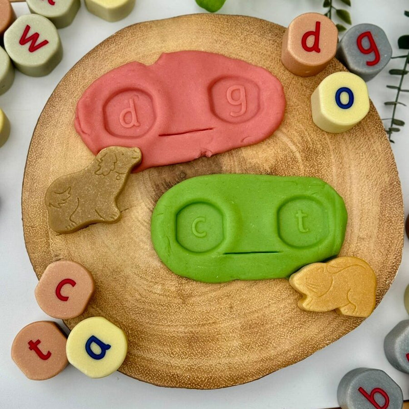 Yellow Door Alphabet Stamping Stones Lowercase Early Literacy Resources Playdough Sand Toys Sensory Toys 2yrs+