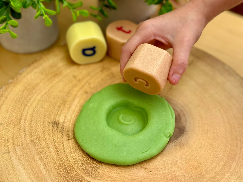 Yellow Door Alphabet Stamping Stones Lowercase Early Literacy Resources Playdough Sand Toys Sensory Toys 2yrs+