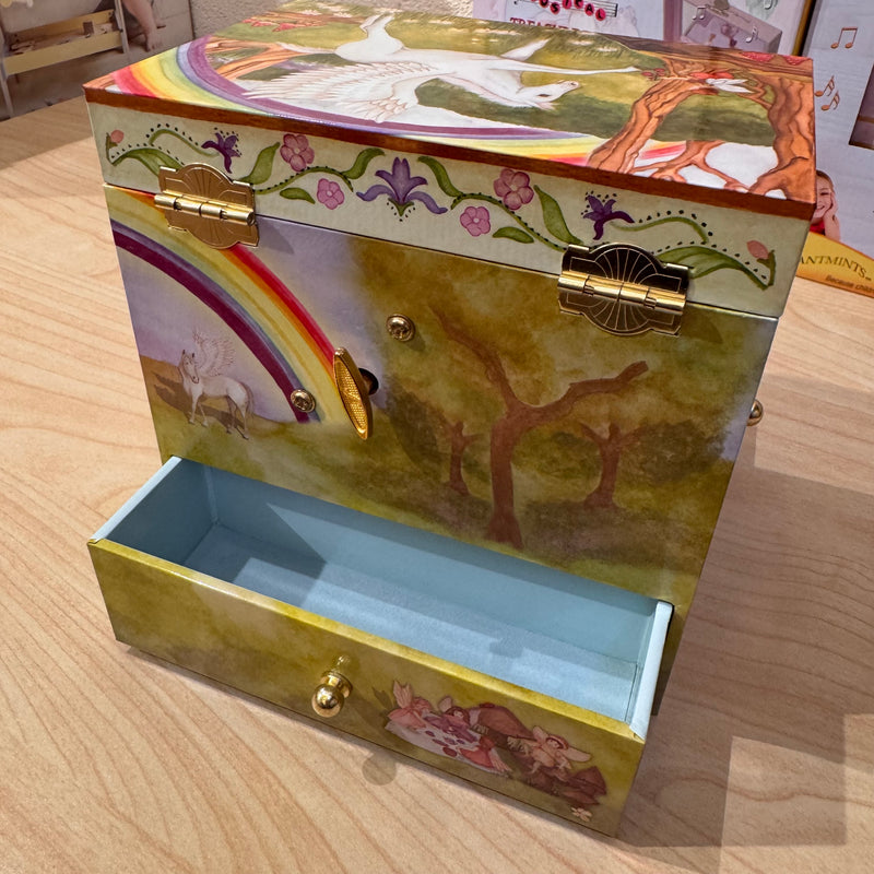 Enchantmints Music Box Pegasus Unicorn Toys Gifting Idea Best Seller for Fairy Unicorn and Castle Theme 3yrs+