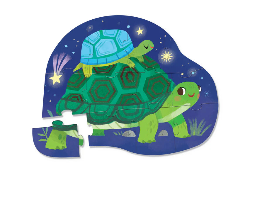 Crocodile Creek Mini Puzzle 12pcs Turtles Together Toddler Toys 2yrs+