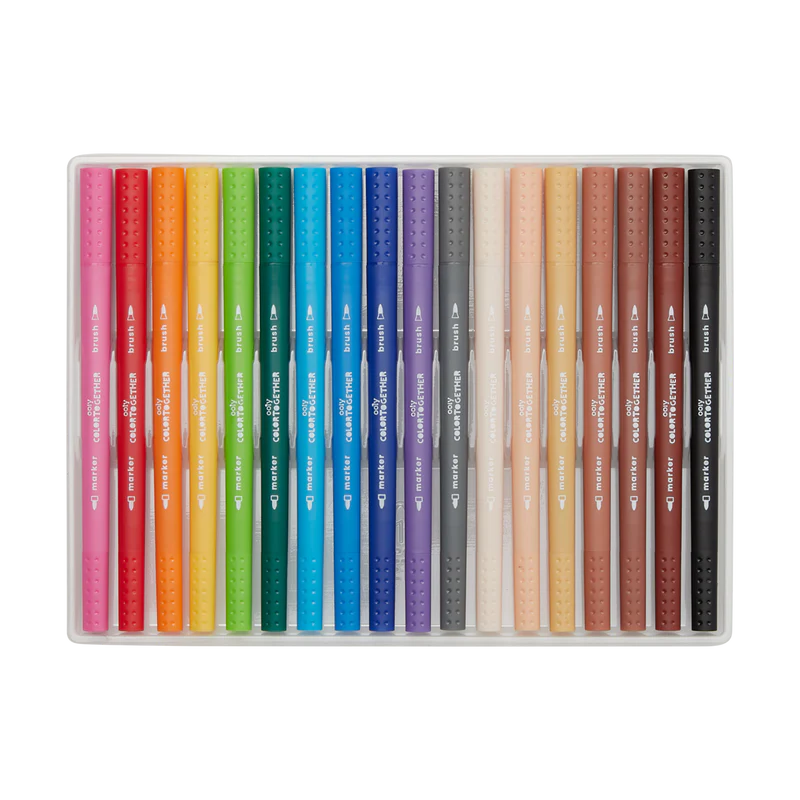 Ooly 18 Washable Colour Together Double Ended Markers Stationary Art and craft for kids 3yrs+