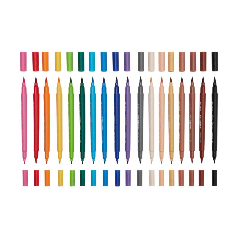 Ooly 18 Washable Colour Together Double Ended Markers Stationary Art and craft for kids 3yrs+