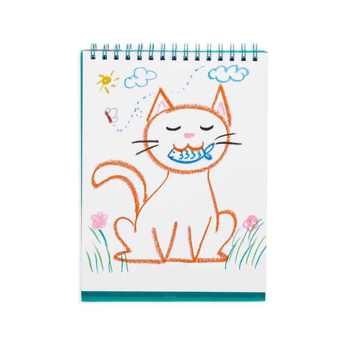 Ooly 12 Cat Parade Twist-Up Watercolour Gel Crayons 3yrs+