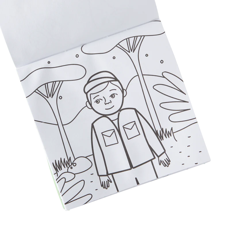 Ooly Carry Along Safari Colouring Book Travel Toys Stationary Art and craft for kids Activity Interactive Book 3yrs+