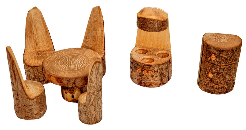 Magic Wood Treehouse Dolls Furniture Kitchen Wooden Toys