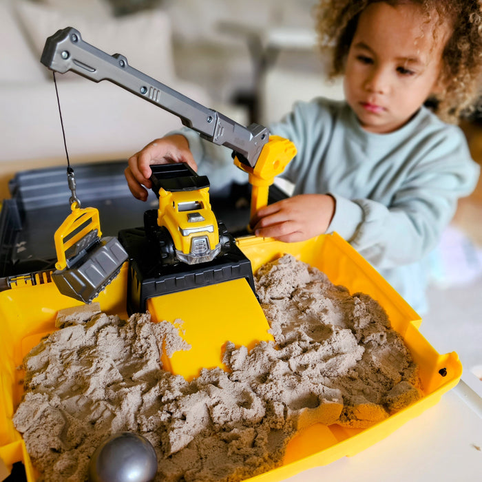 Kinetic Sand Construction Folding Sandbox 3yrs+