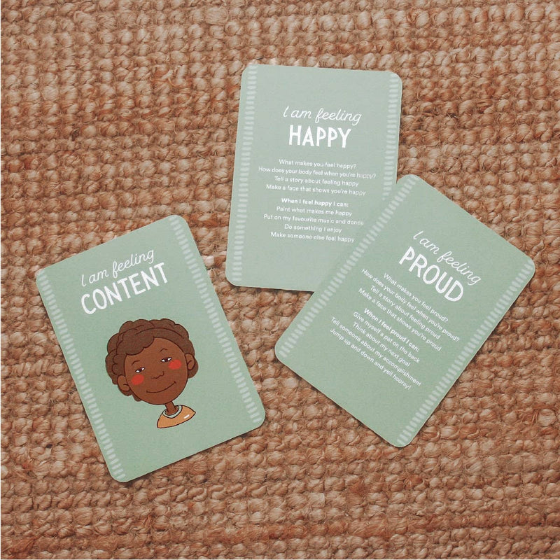 The Creative Sprout Emotions Cards For Kids, Feelings, Wellbeing, Life Beliefs and Values 3yrs+