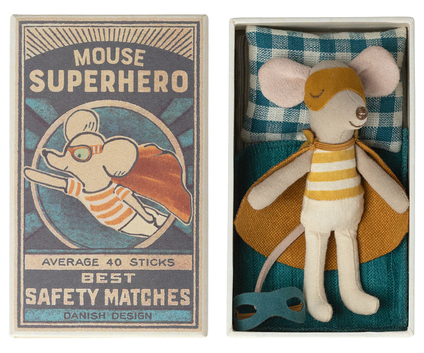 Super Hero Mouse in Matchbox 3yrs+