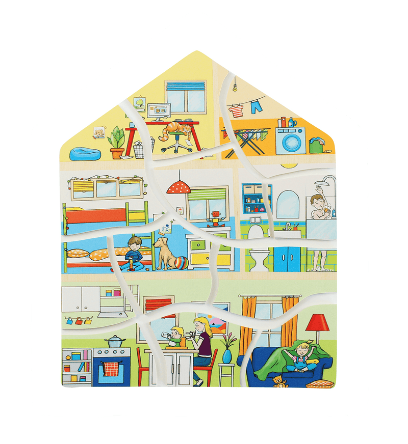 Beleduc Home Layer Puzzle Glow in the Dark Cognitive Developmental Toys for Preschooler 4yrs+