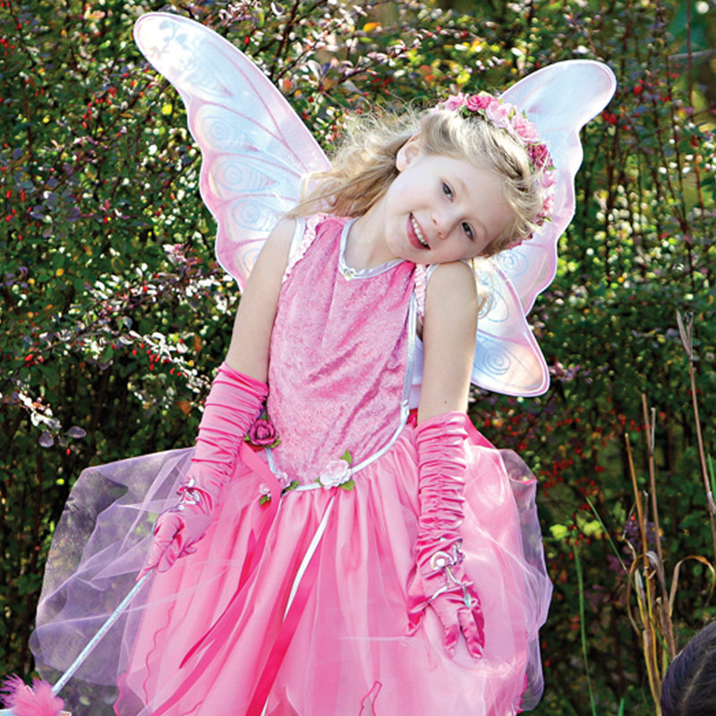 Glitter Rainbow Wings by Great Pretender Costumes Fairy Unicorn Castle Theme 3yrs+