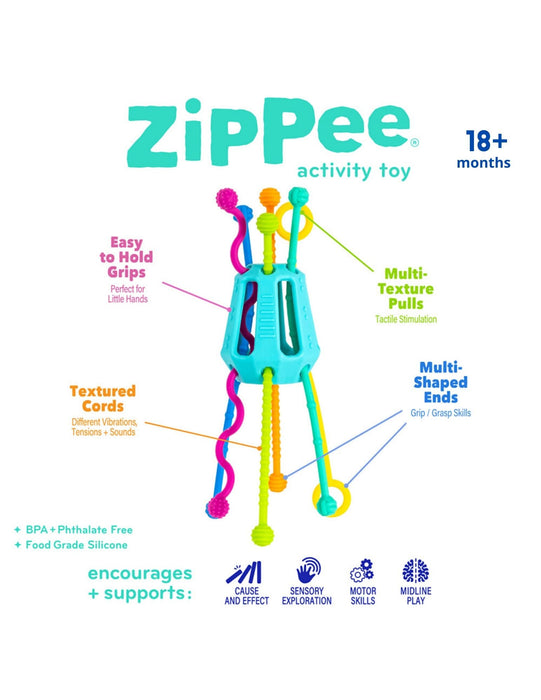 Zippee Sensory Baby Toy by Mobi 18m+