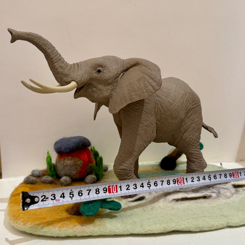 African Elephant Figurine by Safari Ltd Extra Large Safari Collection Animal Figurines 3yrs+