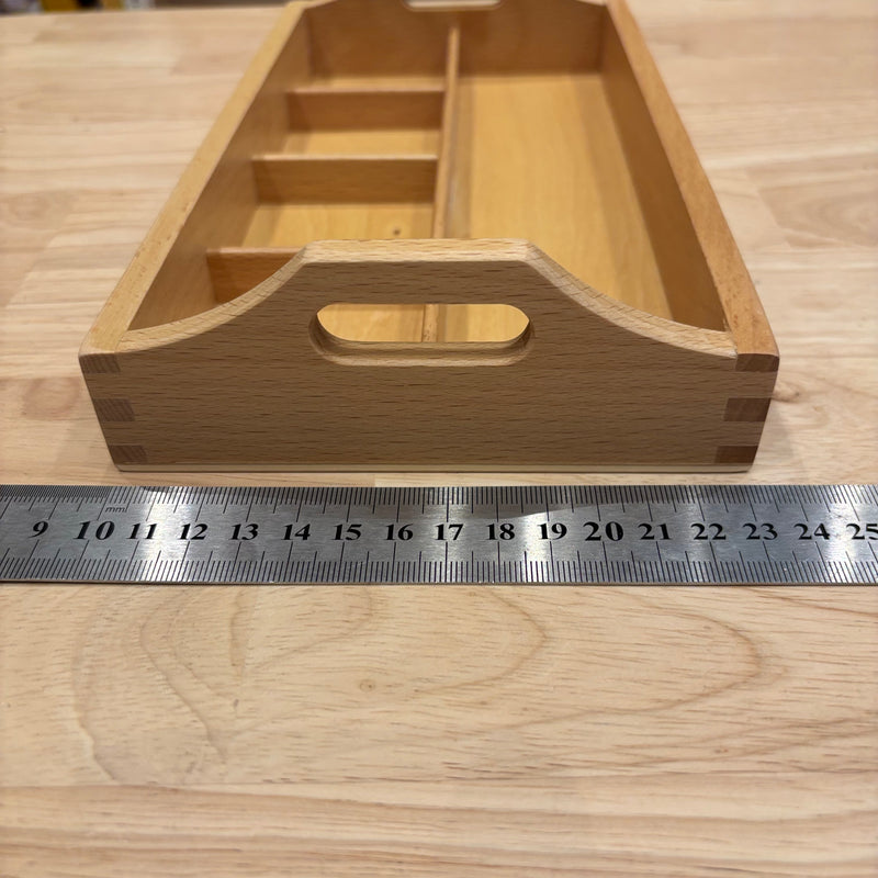 Montessori 4 Compartment Wooden Sorting Tray