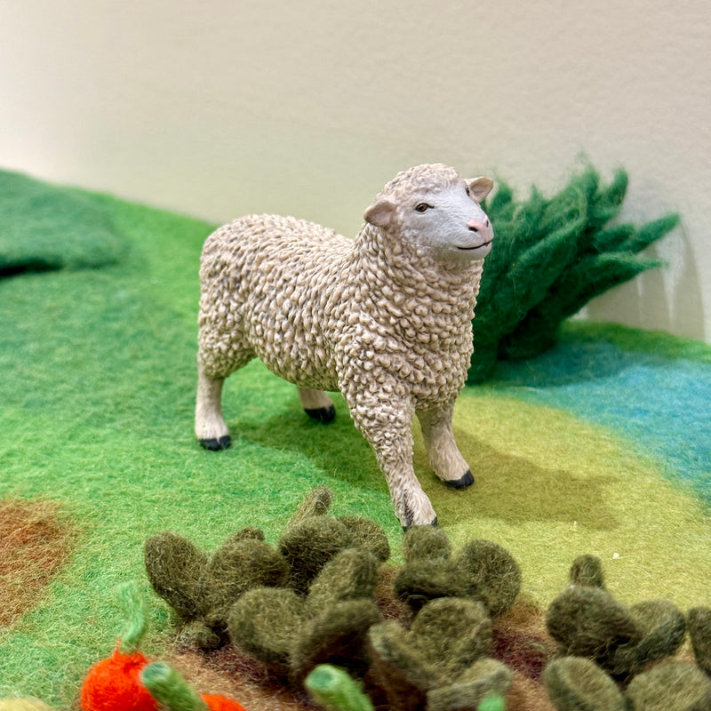 Sheep Figurine by Safari Ltd Farm Collection Animal Figurines 3yrs+
