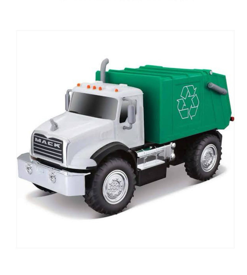 Maisto Tech RC Mack Granite Garbage Recycle Truck Remote Control Toy Car Gifting Idea for 5yrs+