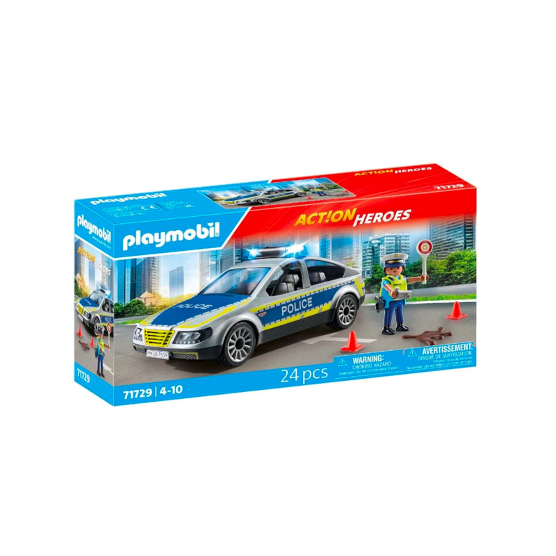Playmobil Action Heroes Police Patrol Car Toy Car Gift Idea 4yrs+