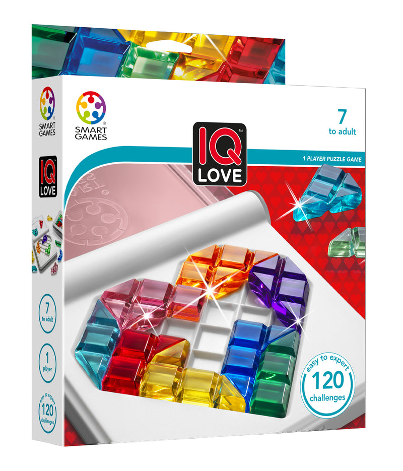 Smart Games IQ Love Travel Fidget Toys Best Seller 7yrs+