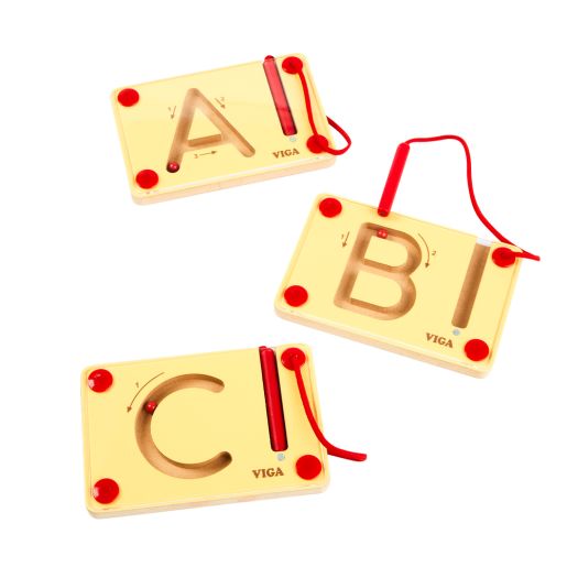 Viga Educational Magnetic Writing Board Letters Uppercase Early Literacy for 3yrs+