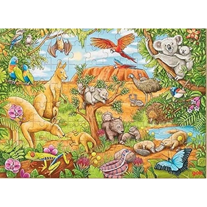 Goki Puzzle Australian Animals 96 pcs 3yrs+