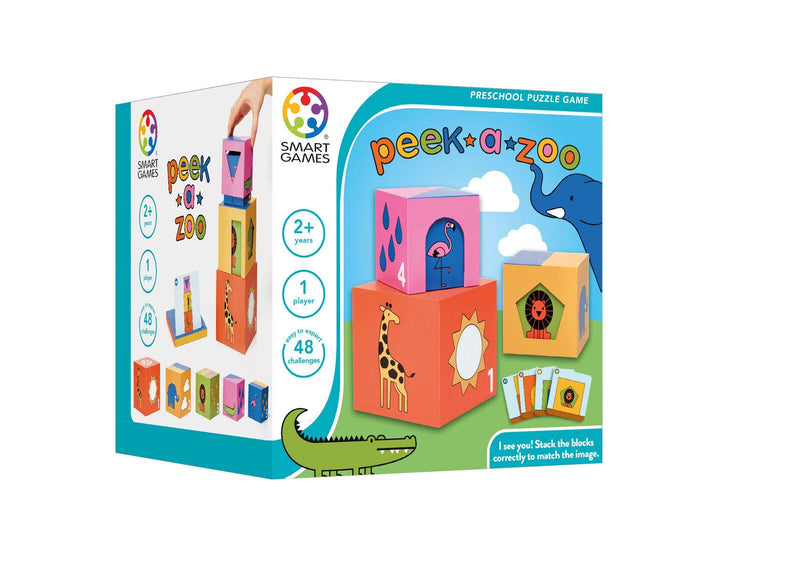 Smart Games Peek A Zoo Developmental Toys for Toddlers 2yrs+