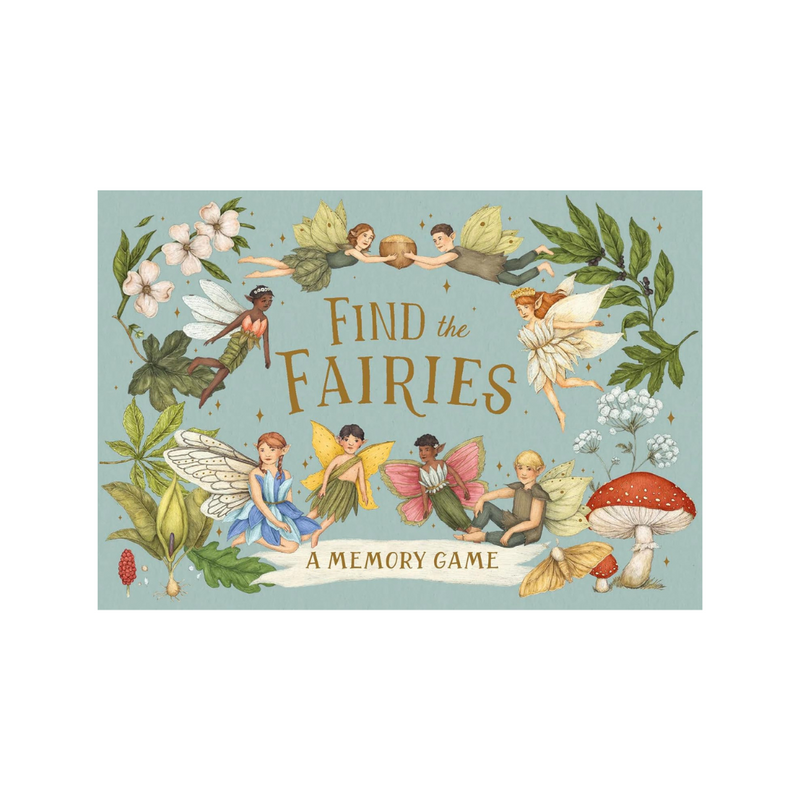 Find The Fairies Memory Card Game Gift Idea for Fairy Unicorn and Castle Theme 4yrs+