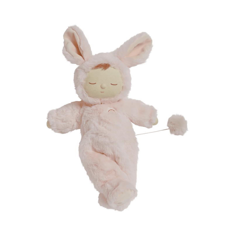 Olli Ella Musical Bunny Moppet Cozy Dinkum Pink Baby Toddler Plush Toys Baby Gifts Idea Best Seller Baby Toys 0m+