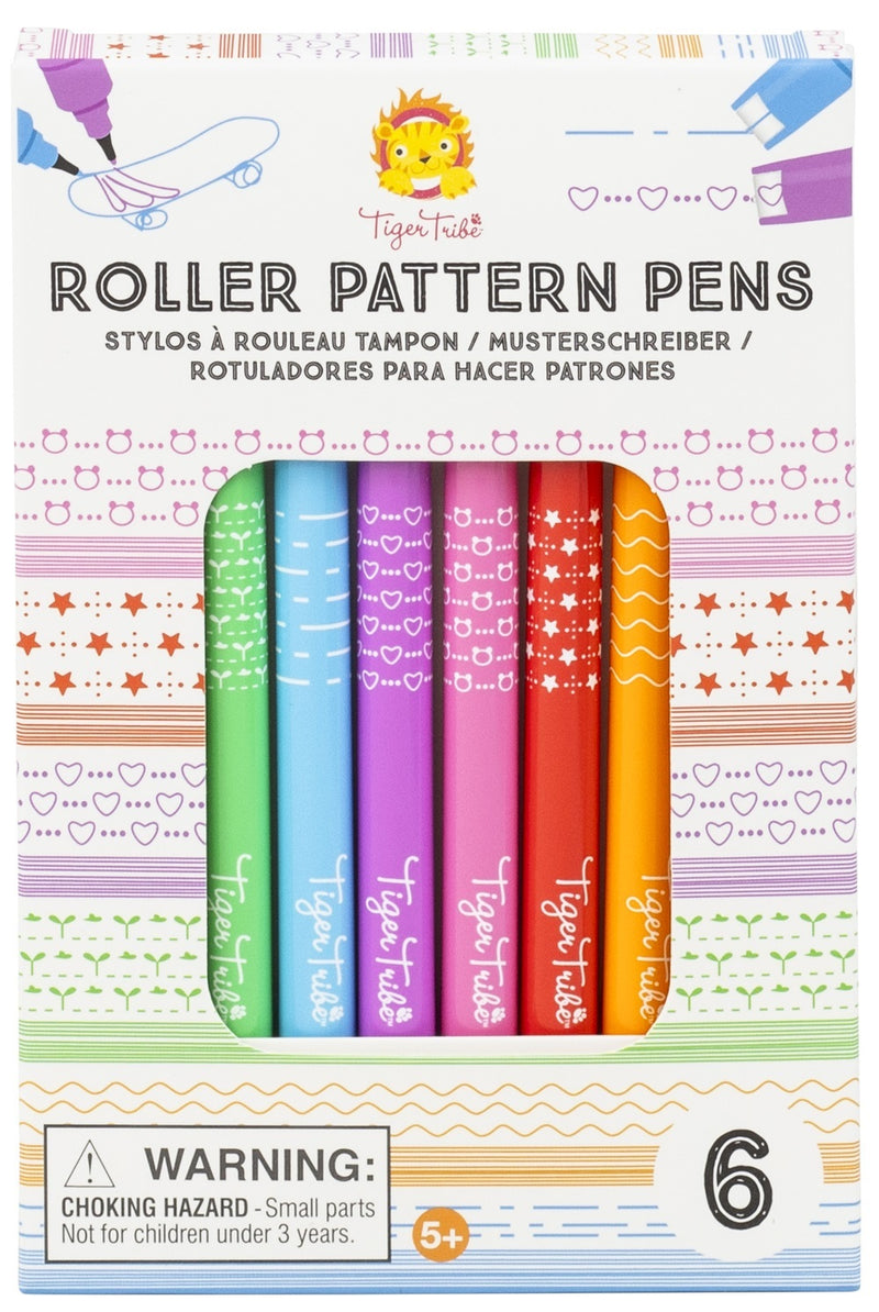 Tiger Tribe Roller Pattern Pens Stationary Art and craft for kids Best Seller 5yrs+