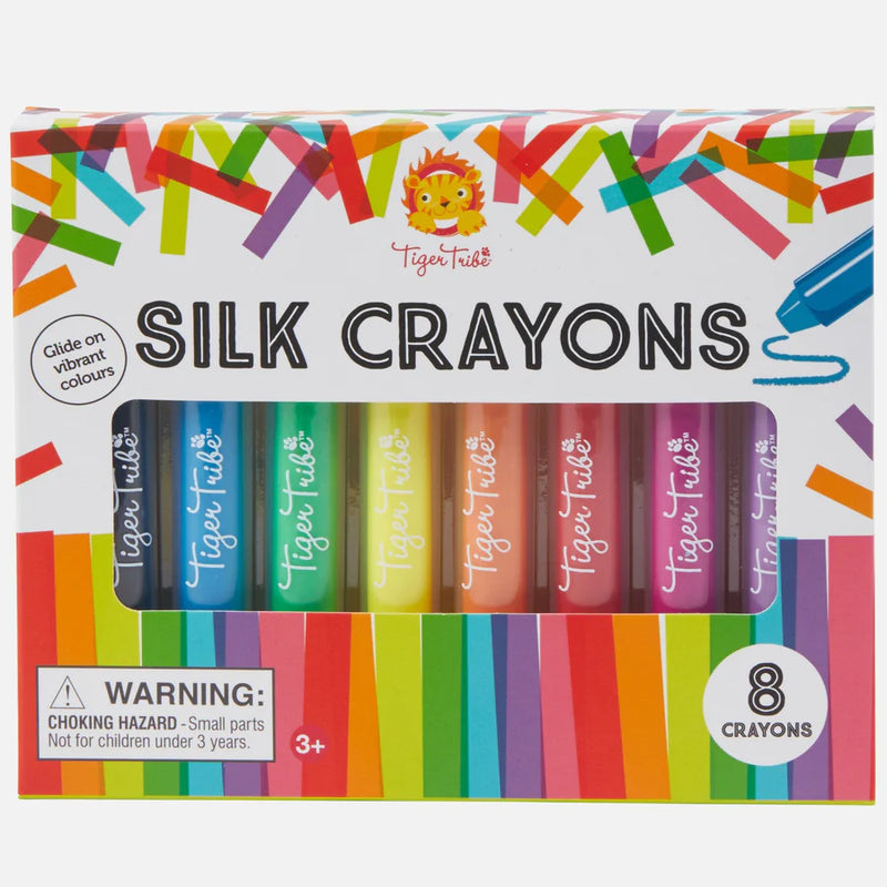 Tiger Tribe Silk Crayons Stationary Art and craft for kids 3yrs+