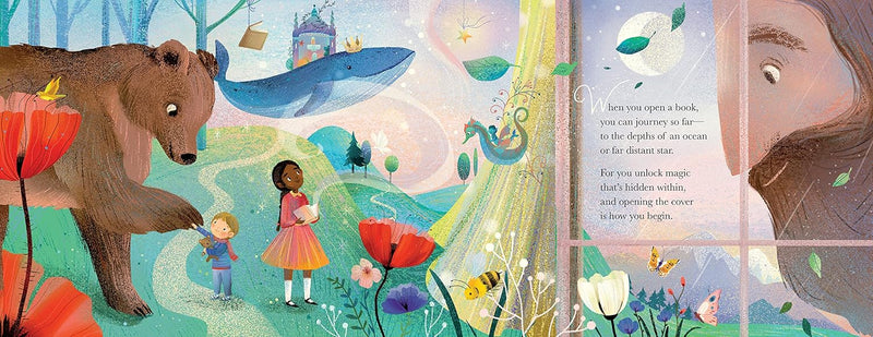 When You Open a Book (Hardcover) By Caroline Derlatka Kids Picture Book Storytelling