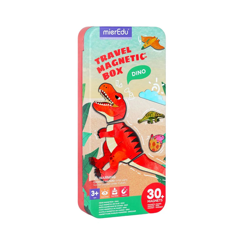 MierEdu Travel Magnetic Puzzle Box Dinosaur Land Travel Toys Dinosaur Toys 3yrs+