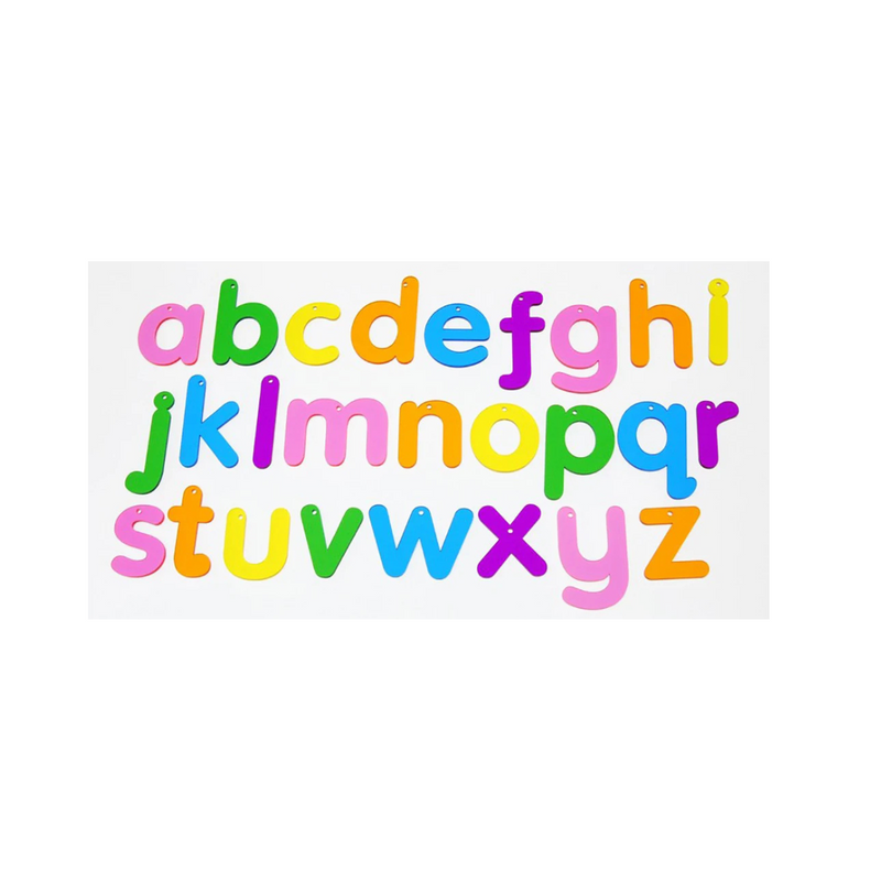 Rainbow Acrylic Letters Lowercase 7cm 26pc Alphabet Early Literacy Phonics By Tickit Cognitive Language Developmental Toys for Toddlers 3yrs+