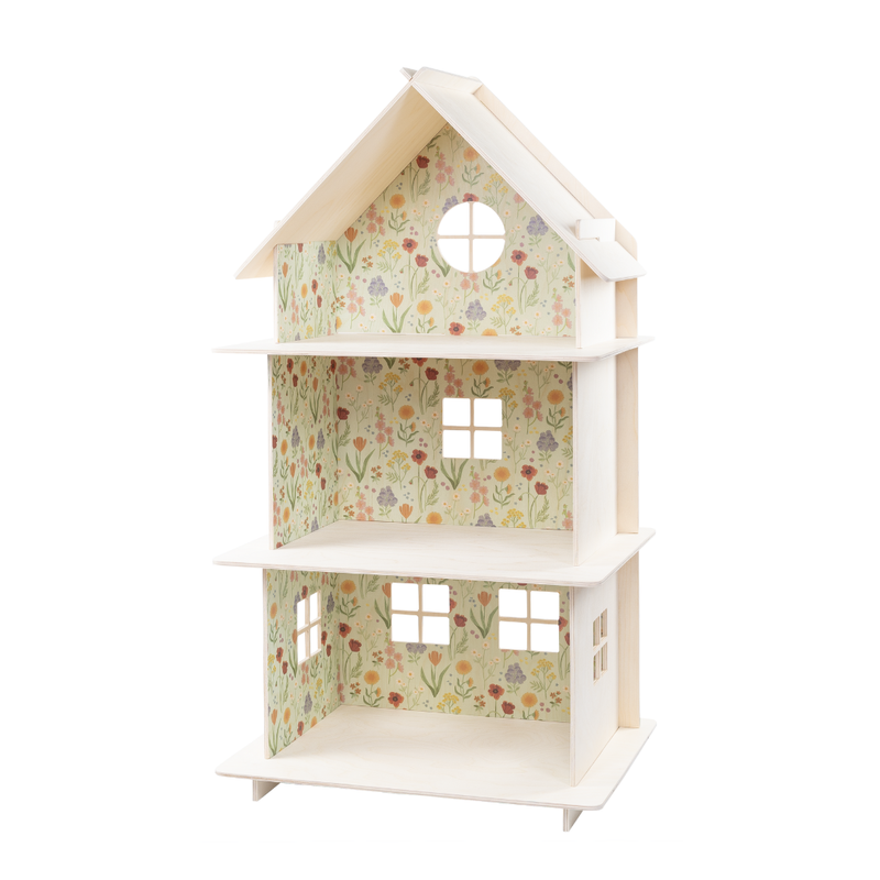 Wooden Doll House Meadow by Milin Toys Pretend & Imaginative Play 3yrs+ (Bulky Shipping)