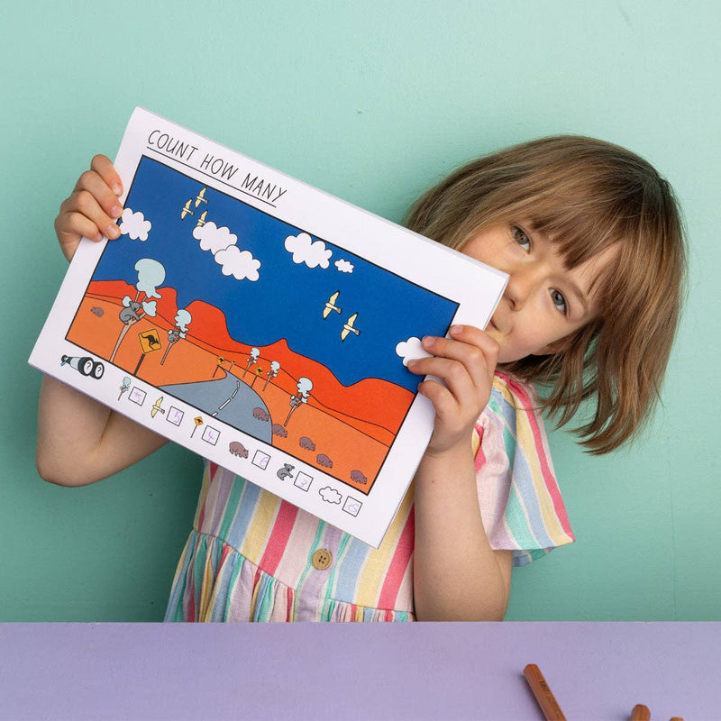 The Aussie Activity Book (Paperback) by Me & Amber Art and Craft for kids Australia Theme 4yrs+