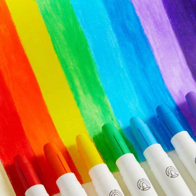 Mideer Twistable Silky Crayon 8 Colours Washable Crayons Stationary Art and craft for kids 6yrs+