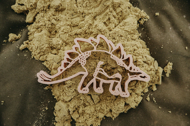 Kinfolk Pantry Stegosaurus Dino Eco Cutter Playdough Sand Toys Dinosaur toy Art and craft for kids Dinosaur and Dragon Theme 3yrs+