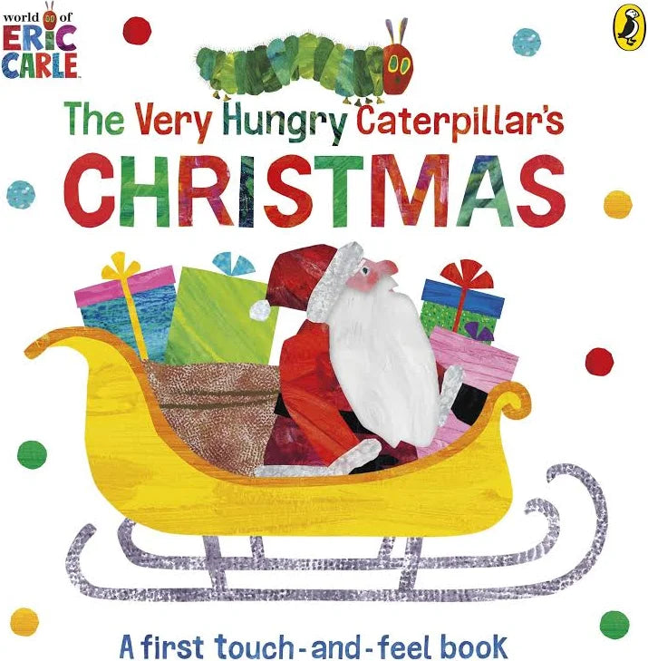 The Very Hungry Caterpillar’s Christmas Touch and Feel Book (Board Book) by Eric Carle Kids Picture Book