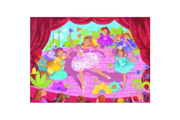 Jigsaw Puzzle Ballerina 36Pc by Djeco Fairy Unicorn and Castle Theme Gifting Idea for 4yrs+