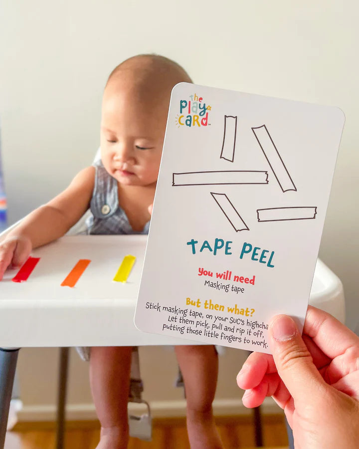 The Play Card Co The Sit Up Champion Play Ideas Card Best Seller 6-12 months