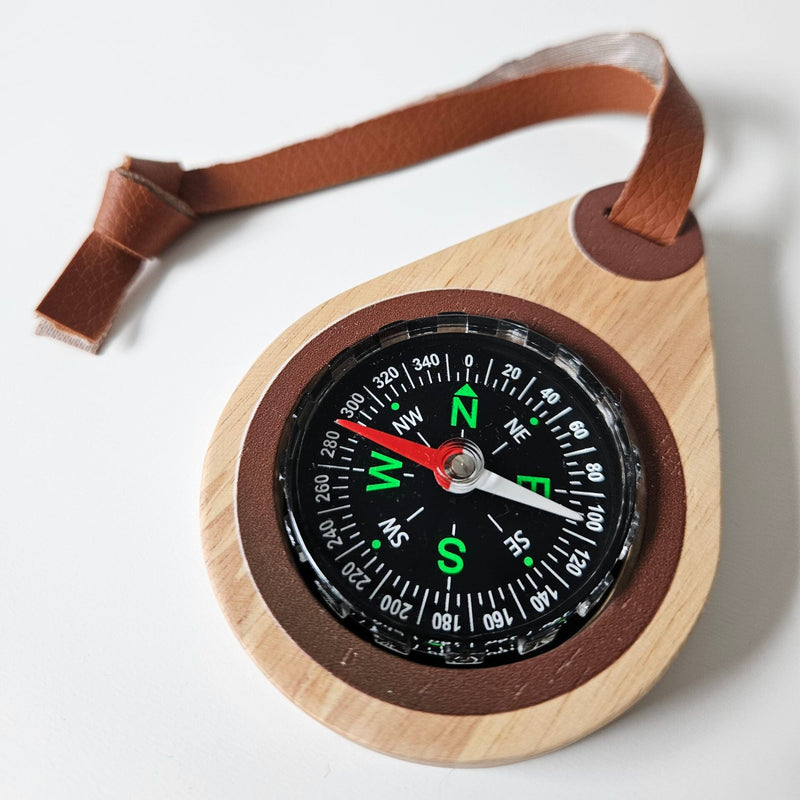 Qtoys Wooden Compass Early Science Outdoor Play 3yrs+
