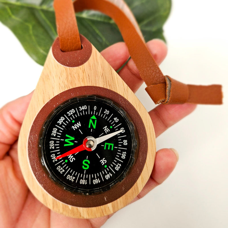 Qtoys Wooden Compass Early Science Outdoor Play 3yrs+