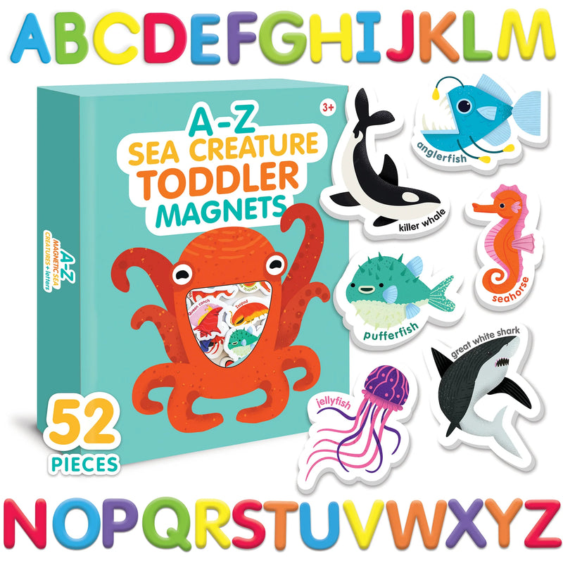 Curious Columbus Magnetic Sea Creatures and Letters Early Phonics Literacy 3yrs+