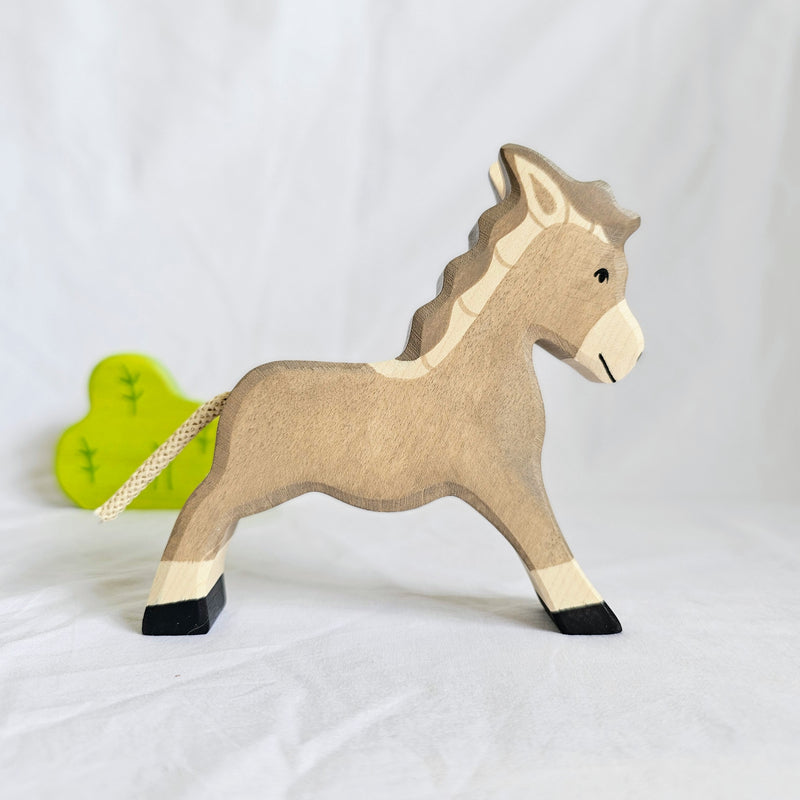 Holztiger Donkey Wooden Animals Farm Animal Toys 3yrs+