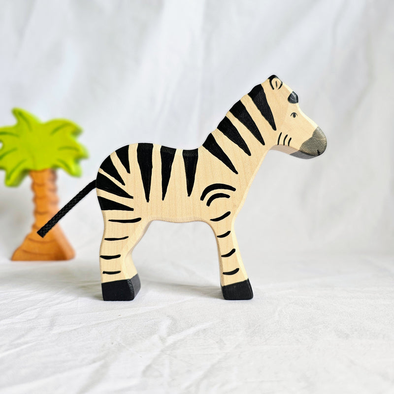 Holztiger Zebra Wooden Animals Wildlife Animal 3yrs+